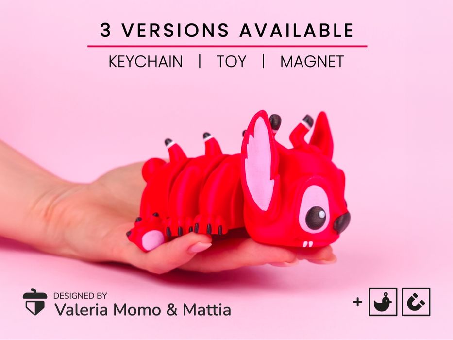 3д друк брелоків, іграшок лабубу Тралалело тралала та інших