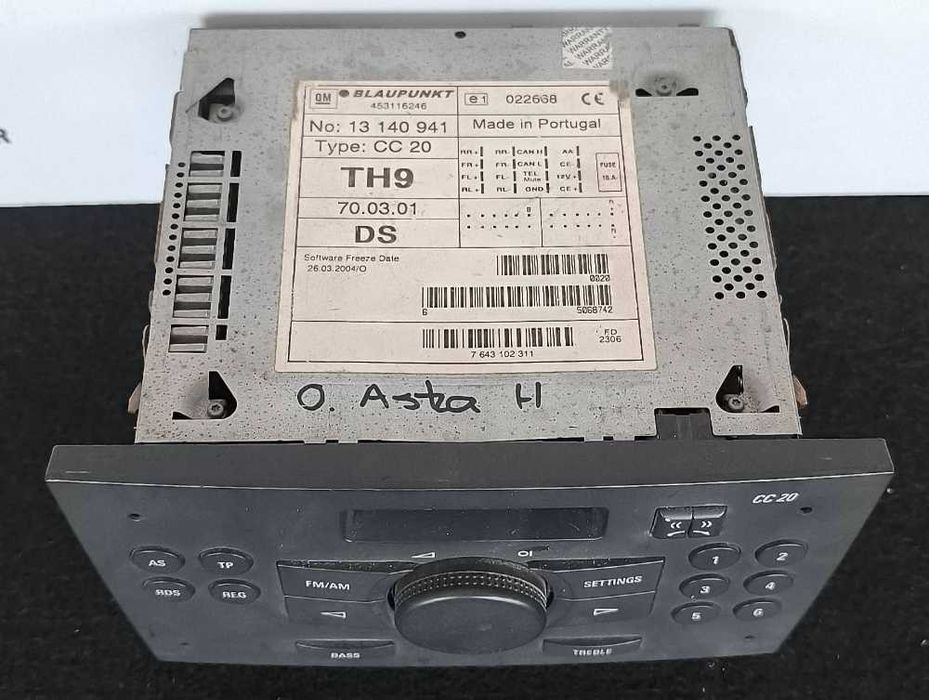 Rádio / Auto Rádio OPEL CORSA C (X01) [09.2000 - 12.2009]