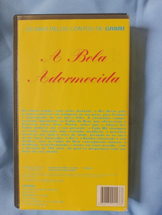 Filme Bela Adormecida cassete HVS