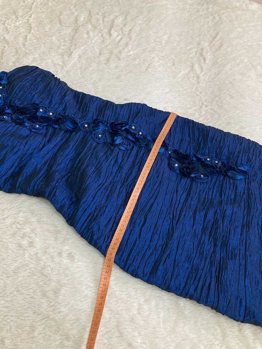 Святкова коктельна синя сукня р С/ХС