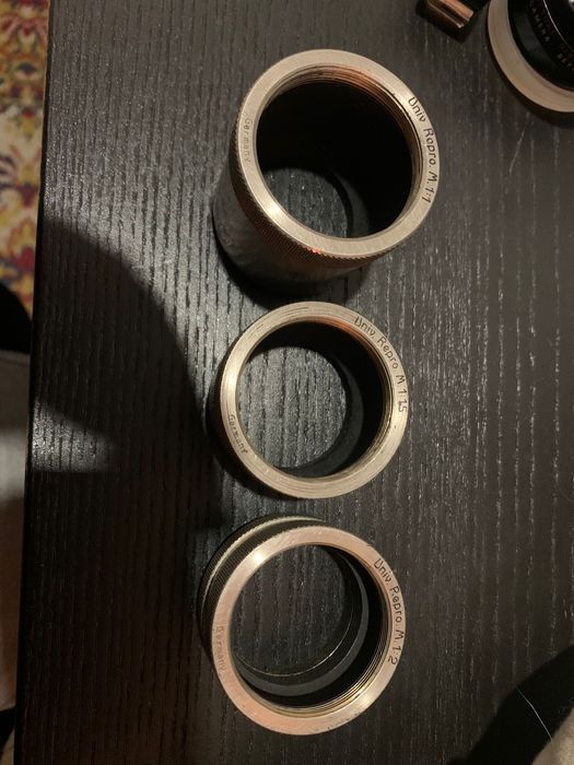 Tubos de Extensão Leitz Leica Univ Repro B - M 1:1, 1:1.5, 1:264551352211459123