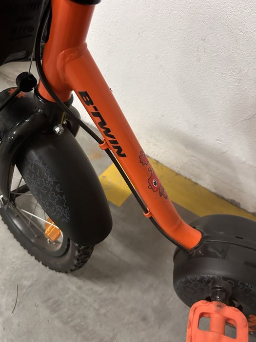 Bicicleta de criança com rodinhas B’Twin Decathlon