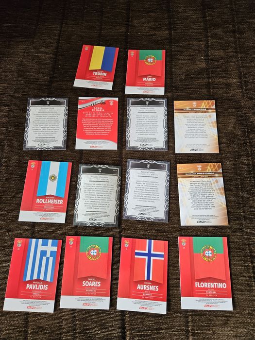 Cartas Topps - Edição Benfica