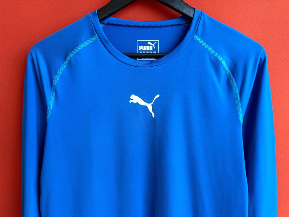 PUMA Оригінал чоловіча спортивна термо кофта лонгслів рашгард розмір L