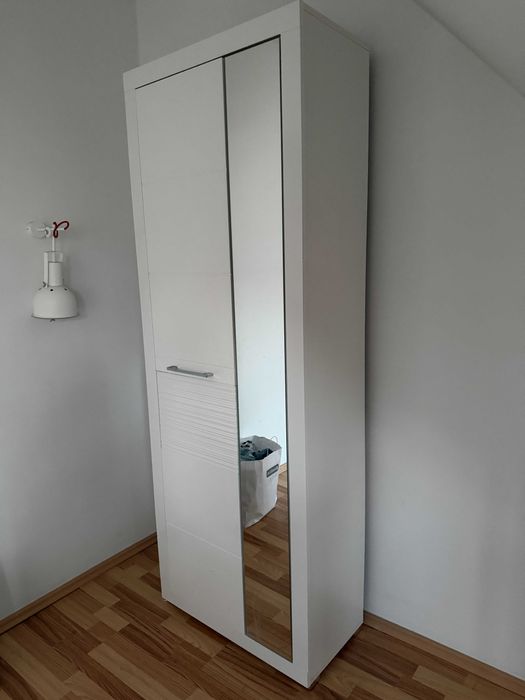 szafa BRW biała z lustrem