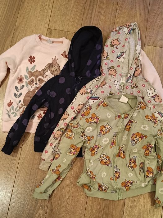 Mega paka ubrań 122/128 dziewczynka