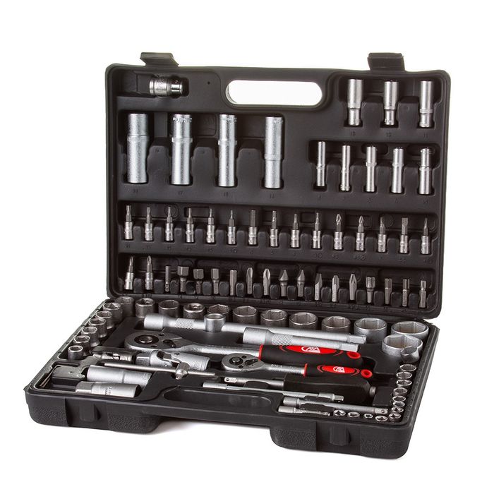 Nowy zestaw kluczy nasadowych 108 el. 1/4" 1/2"
