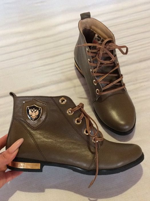 Чоботи натуральна шкіра Демі