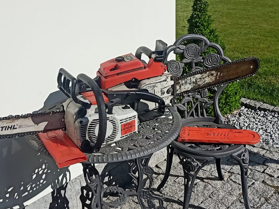 Dwie piły spalinowe m-ki STIHL