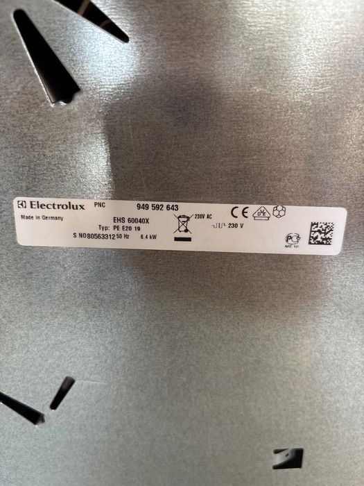 Vendo placa de vitrocerâmica Electrolux