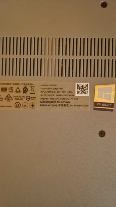 Lenovo IdeaPad 3 / GeForce MX330/SSD 500GB/8G/intel Core i5-1035g1