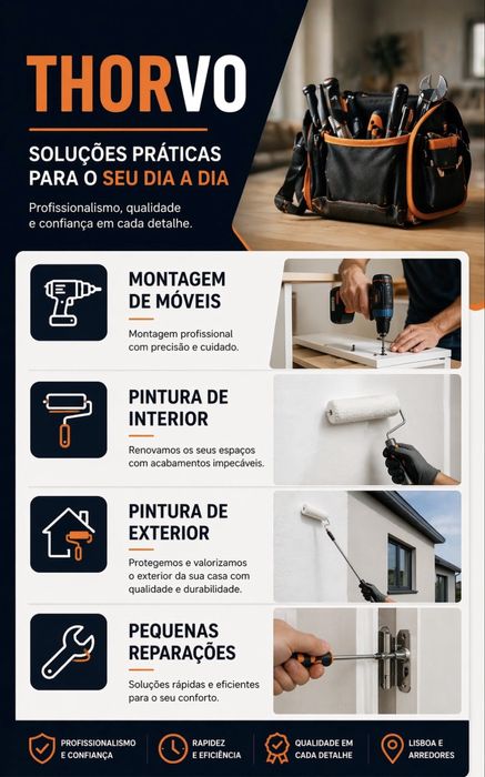 Montador de Móveis - Rápido, Cuidadoso e de Confiança!