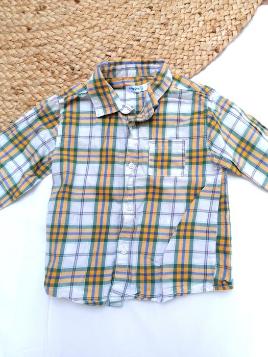 Camisa Axadrezada de Bebé