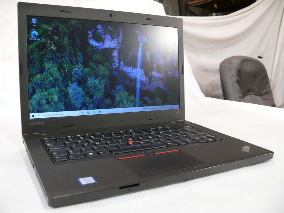 Lenovo L470, SSD 240/8g DDR4, Core i5-7200 ,bateria 87,8% 62,4 Wh, Bios 2023 r.