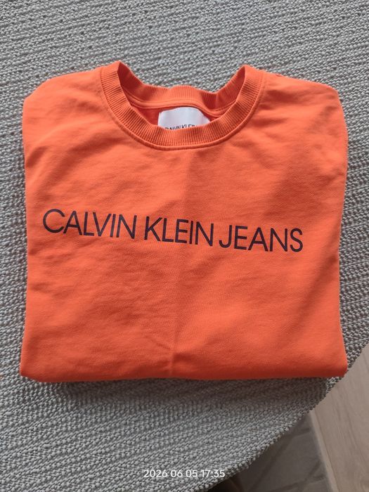 Pomarańczowa bluza Calvin Klein rozmiar S