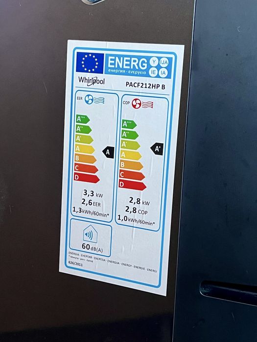 AC portatil Whirlpool pacf212hp w de 12000  btu's,garantia ate 2029.