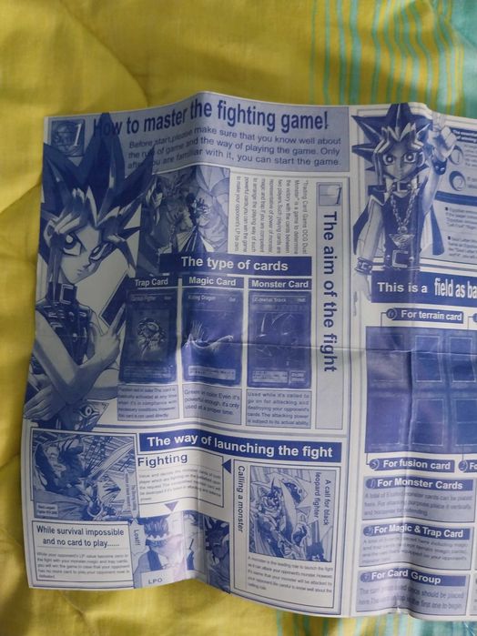 “Tabuleiro” de jogo Yu Gi Oh!
