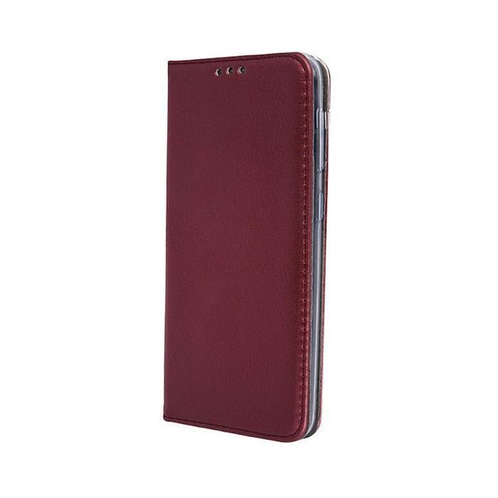 Etui Smart Magnetic do Motorola Motorola G75 burgundowy