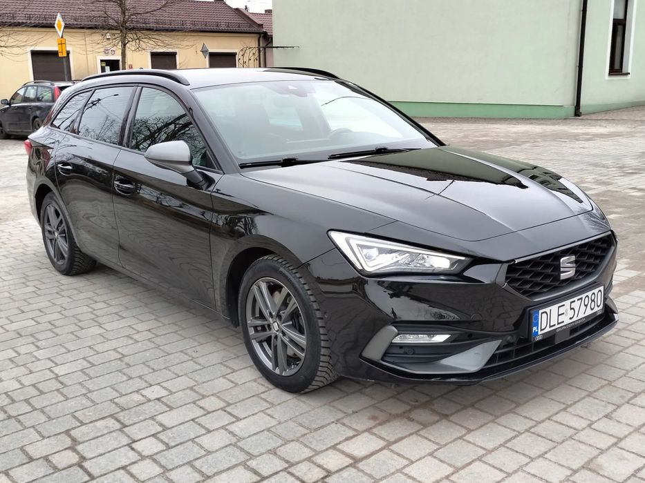 Seat Leon 2.0 TDI 150KM; DSG; FR Black; Virtual Cockpit; Ambient; Alcantara