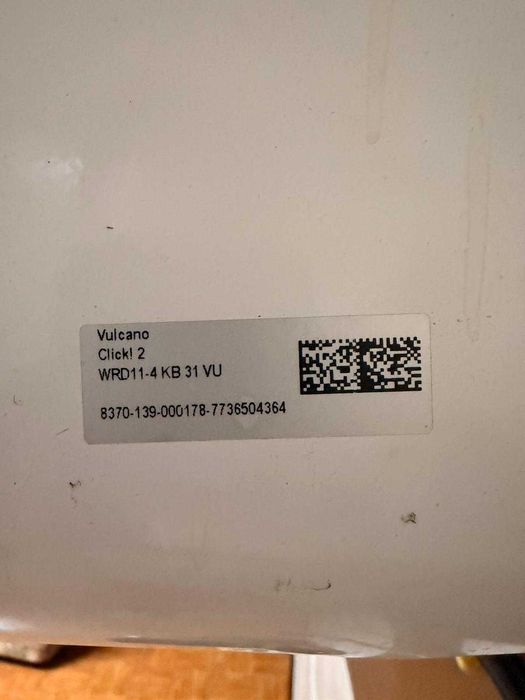 Esquentador Vulcano WRD11-4 KB 31 VU – 11 Litros – Gás Butano/Propano