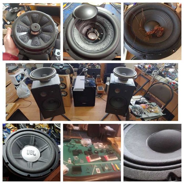 Ремонт динамиков, штатных АВТО динаміків, Усилителей, Сабвуферов