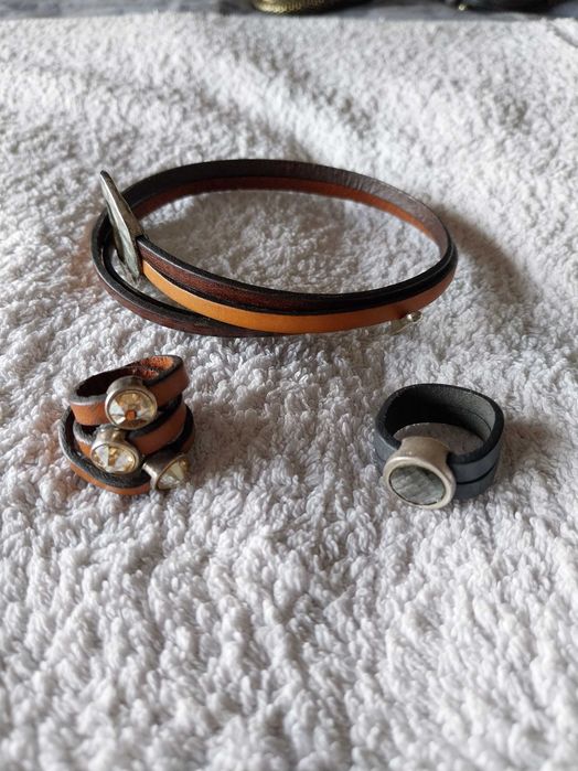 Pulseira e aneis