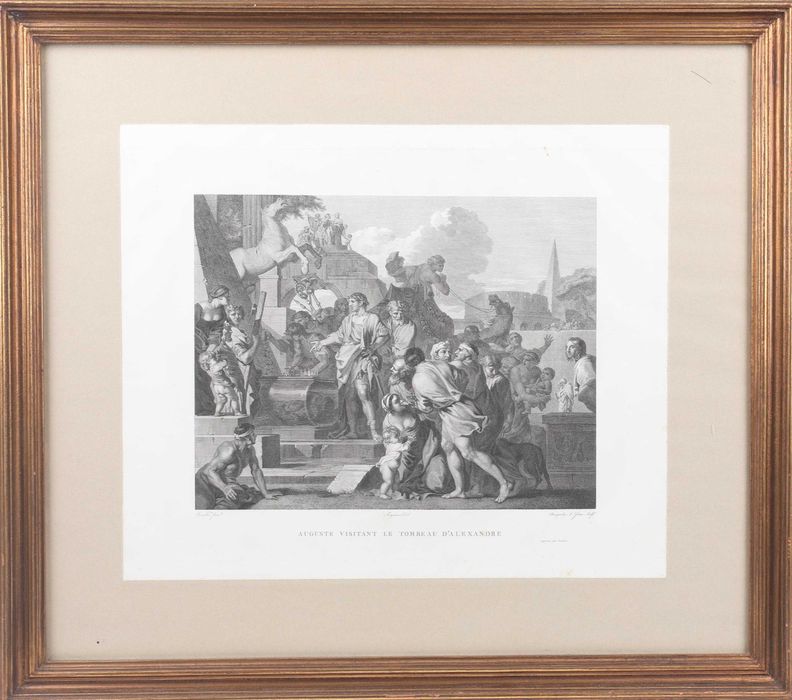 Gravura Alexandre, o Grande (séc. XIX)