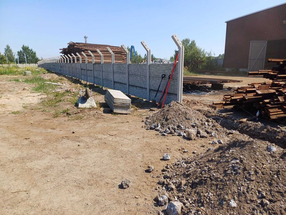 Ogrodzenie betonowe / Przęsło betonowe / kompleksowo