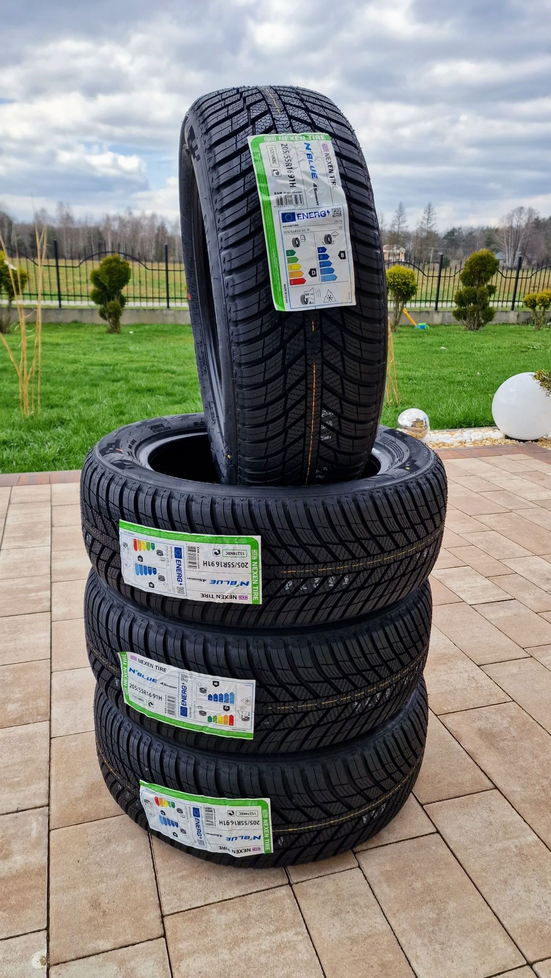 Nowe opony 205/55r16 całoroczne wielosezonowe. Nexen. 2023 rok. FV