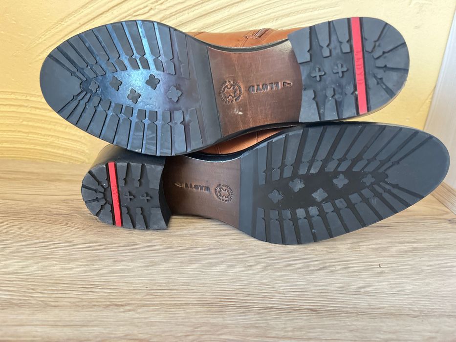 LLOYD Ankle Boots całe ze skóry damskie botki 39/40