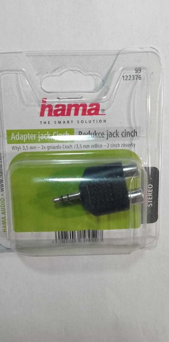 Hama przejściówka Jack 3,5mm - 2x CINCH Stereo
