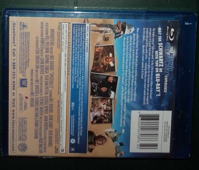 Spaceballs Kosmiczne jaja parodia Star Wars Gwiezdne wojny,2012nie DVD