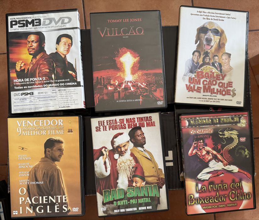 Vendo estes Dvds