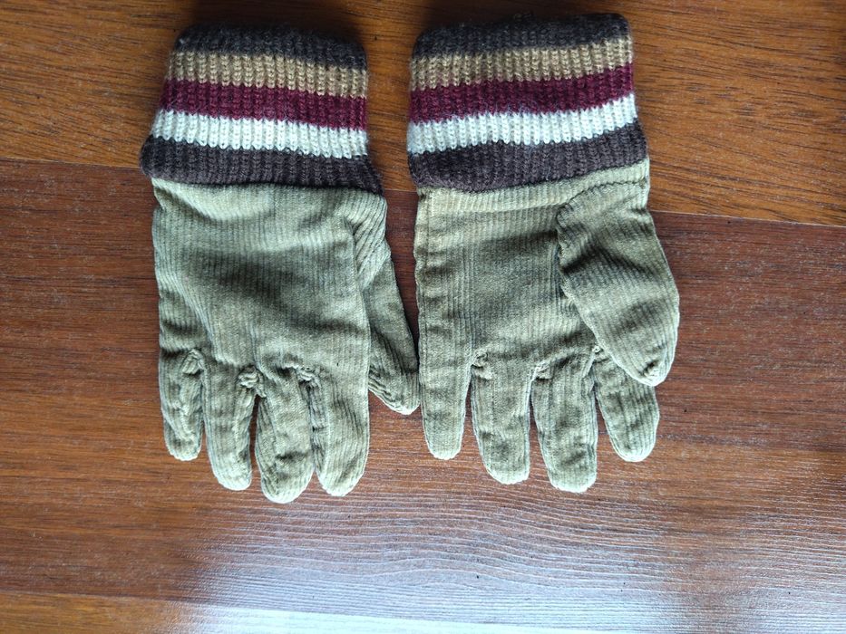 Luvas de criança bombazina