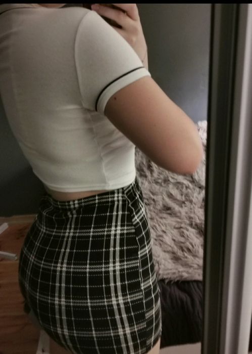 Spódniczka w kratkę Shein, rozmiar M