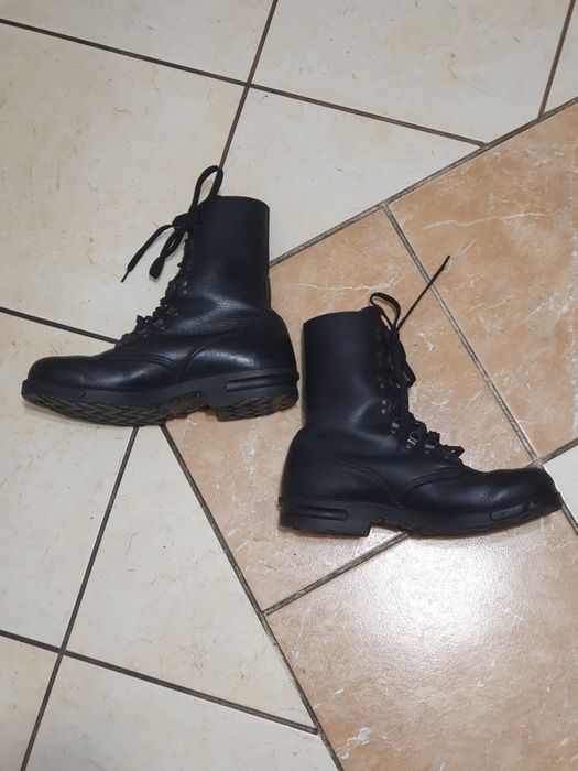 Buty wojskowe czarne r. 41 skórzane