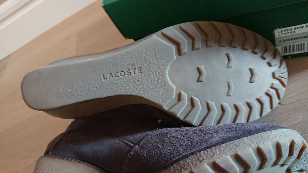 Buty skórzane marki Lacoste JAK NOWE