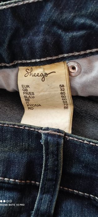 Spodnie damskie jeansowe Sheego rozm.58