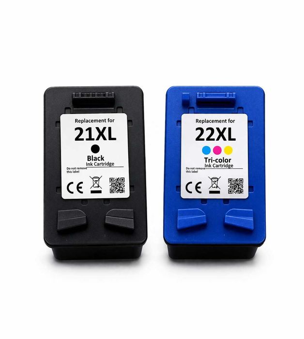 Tusz zamiennik HP 21 + HP 22 XL – czarny + kolor (komplet)
