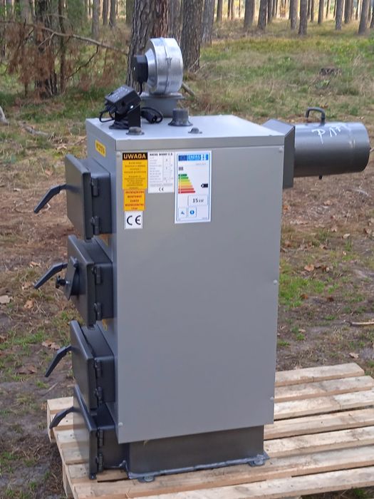PIEC na DREWNO KOCIOŁ CO WĘGIEL 12KW piece kotły tradycyjne węglowy