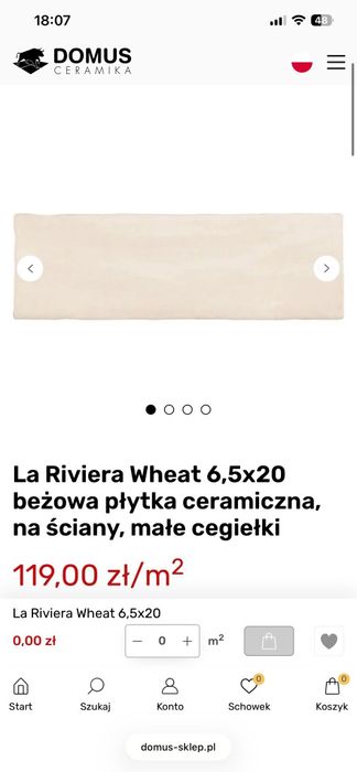 Płytki Equipe La Riviera wheat