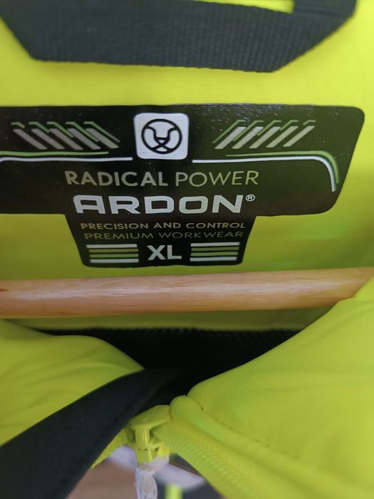 Kurtka softshell ARDON® Vision Winter męska, czarno-żółta
