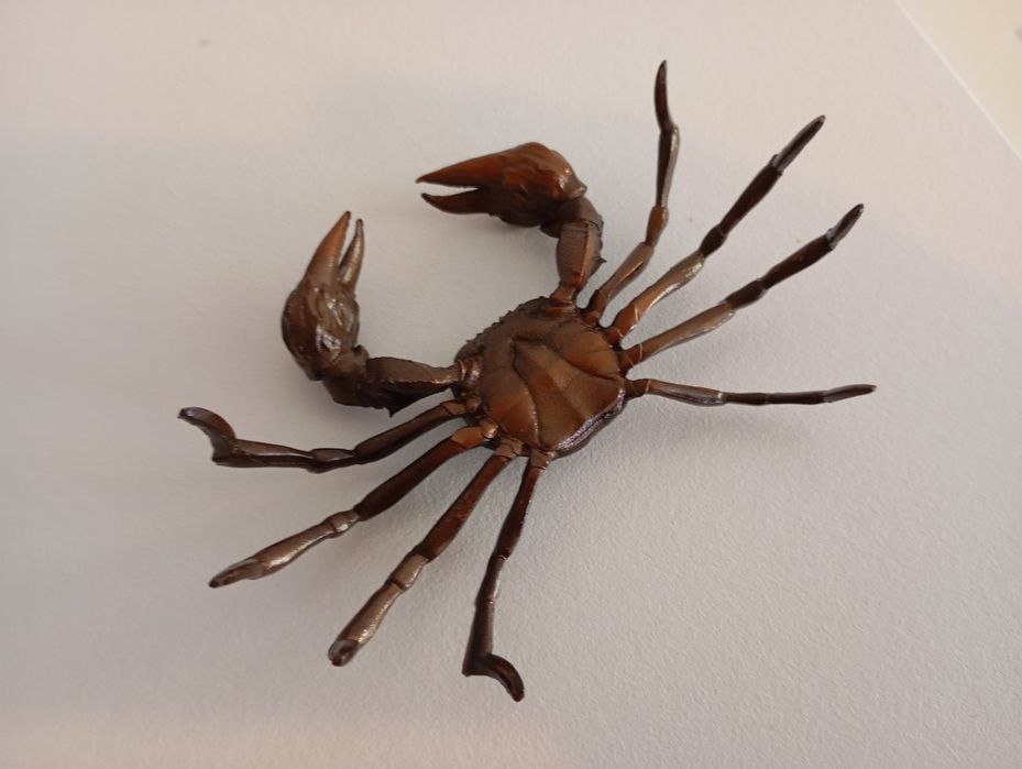 Caranguejo em bronze