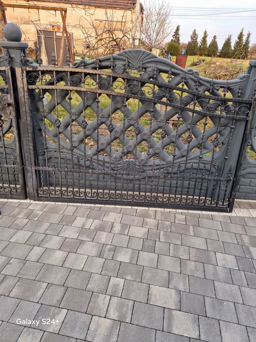 Brama kuta ocynkowana