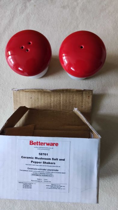 Solniczka i pieprzniczka -komplet z betterware