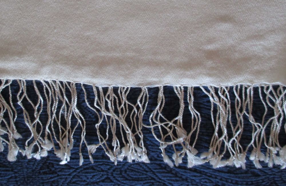 PASHMINA - Elegantes Écharpes Pérola / Rosa Pálido