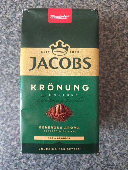 10x Jacobs kronung mielona 500g długa data
