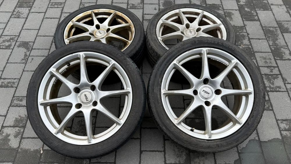 Koła r17 4x114.3 215/45 ET18 7J nissan mitsubishi honda kia hyundai opel chevrolet alufelgi tsw