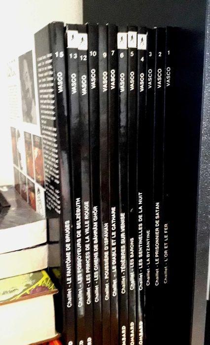 Livros BD - Gilles Chaillet - Série Vasco (FR)  Só Vol. 1 a 4