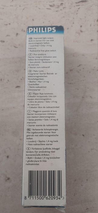 Żarówka/świetlówka 18W Philips Master PL-C 840/2P